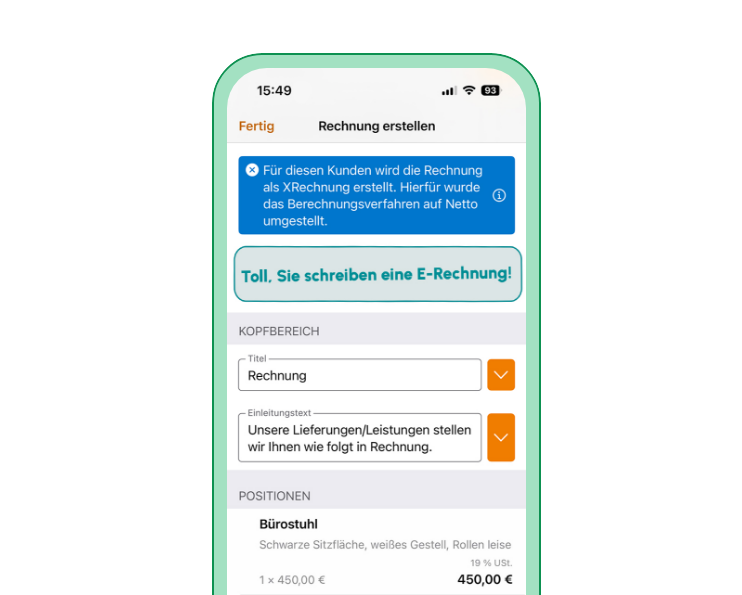 e-rechnung erstellen
