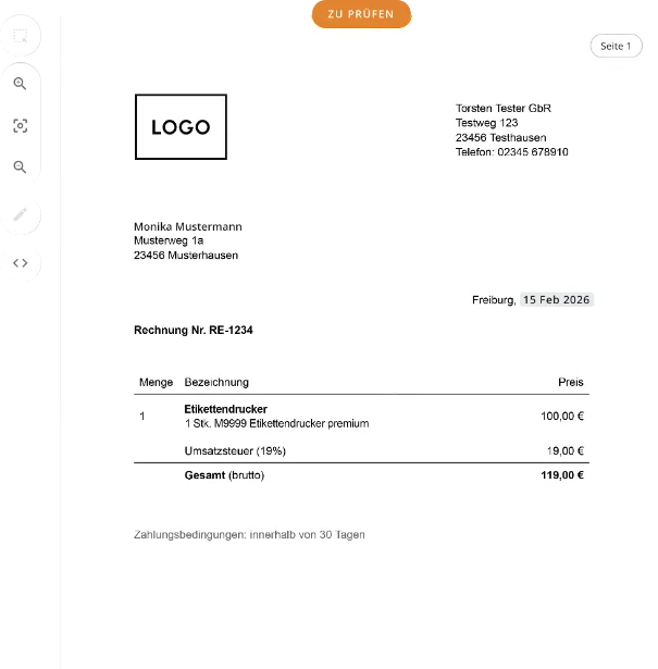 e-rechnung